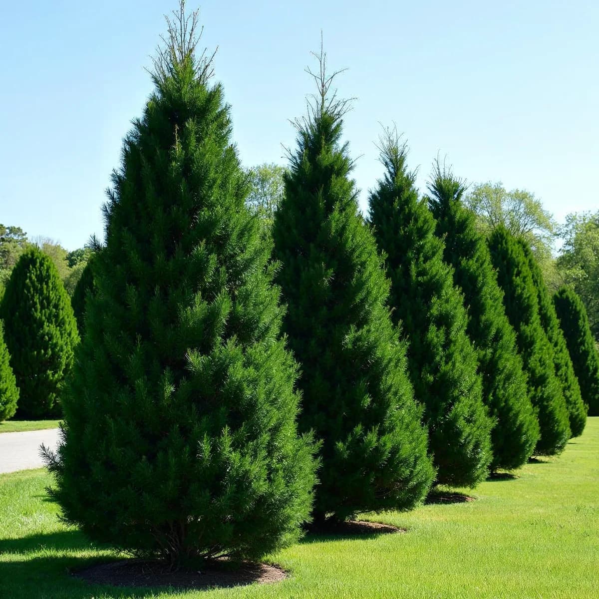 Thuja Green Giant arborvitae pyramidal evergreen