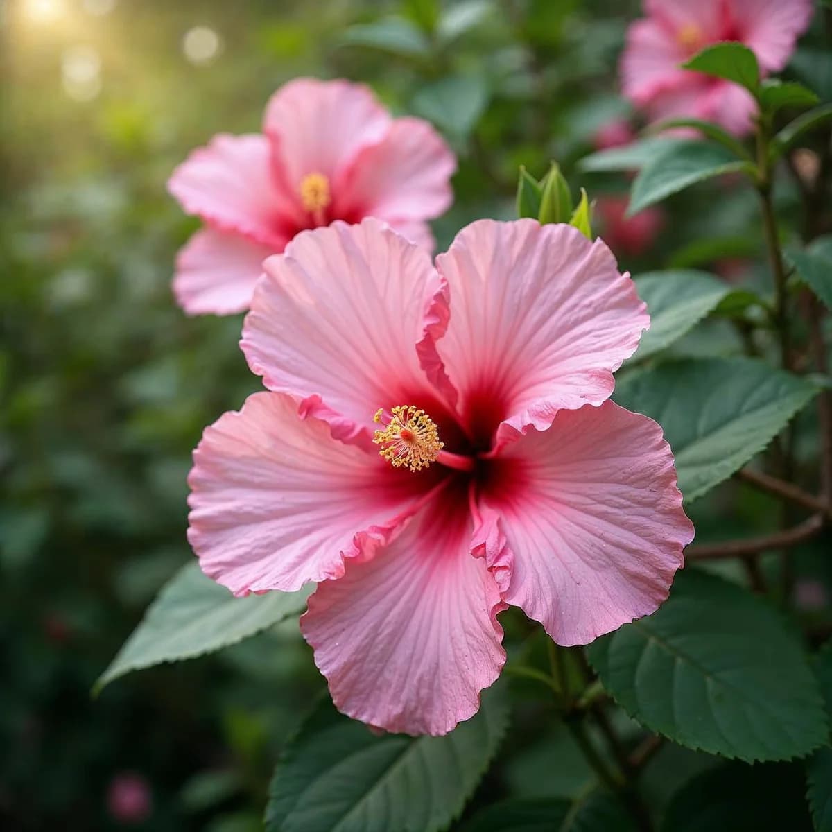 Rose of Sharon Par Pink Ink